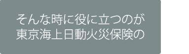 そんな時に役に立つのが東京海上日動火災保険の